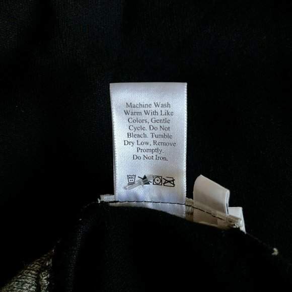 Coldwater Creek Womens Black Sweater with Grey Col - Picture 5 of 5